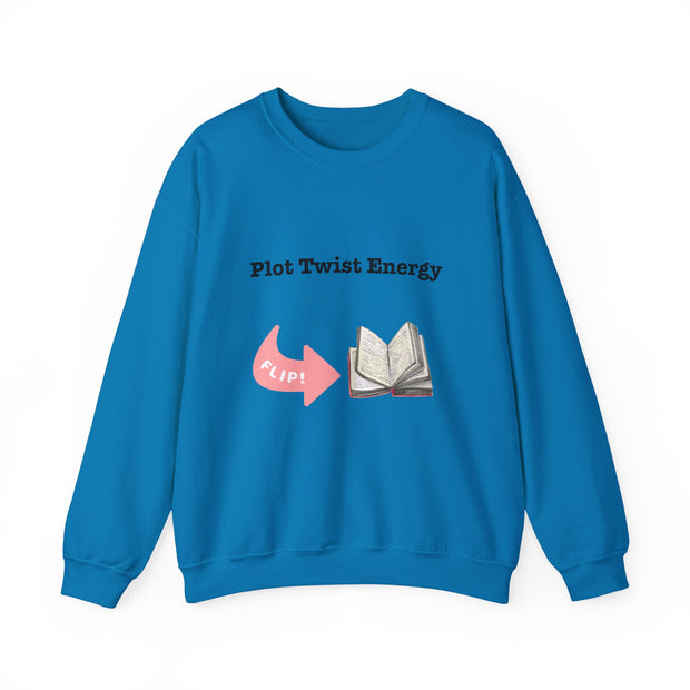 'Plot Twist Energy' Unisex Crewneck Sweatshirt