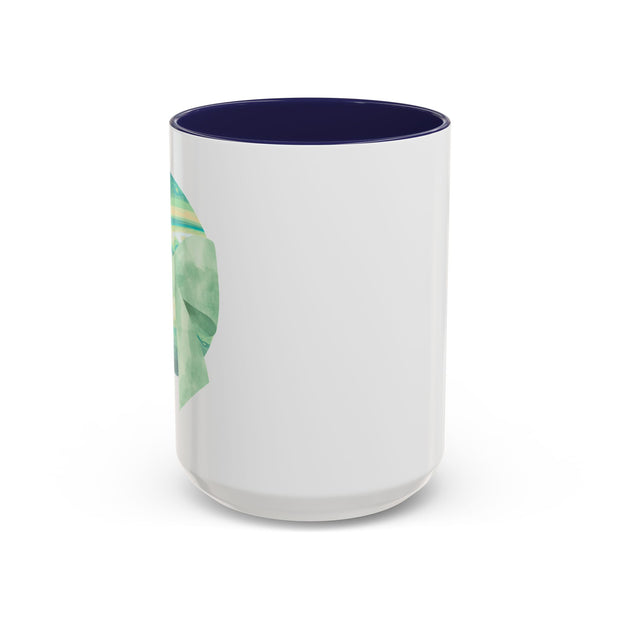 Green Planet Wrapped In A Bow Accent Coffee Mug