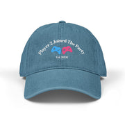 'Player 2 Joined The Party' 'Est. 2026' Denim Embroidered Cap