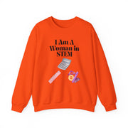 'I Am A Woman in STEM' Mathematics Unisex Crewneck Sweatshirt