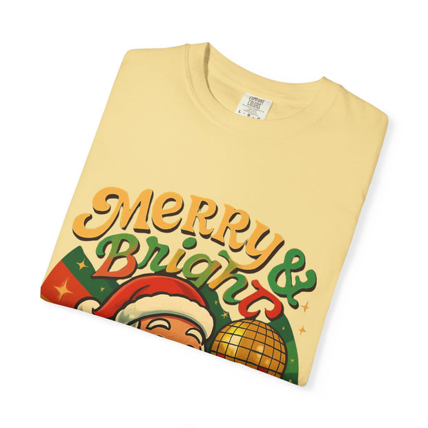 'Merry & Bright' Santa Unisex T-Shirt