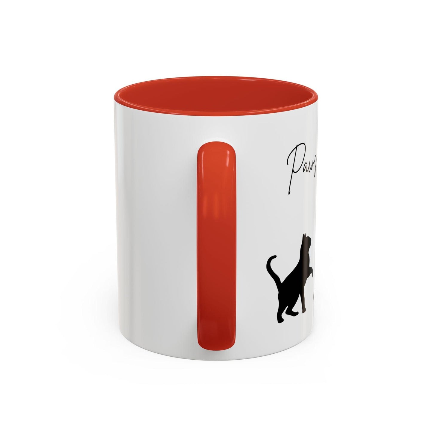 'Paws and Reflect' Cats Accent Coffee Mug