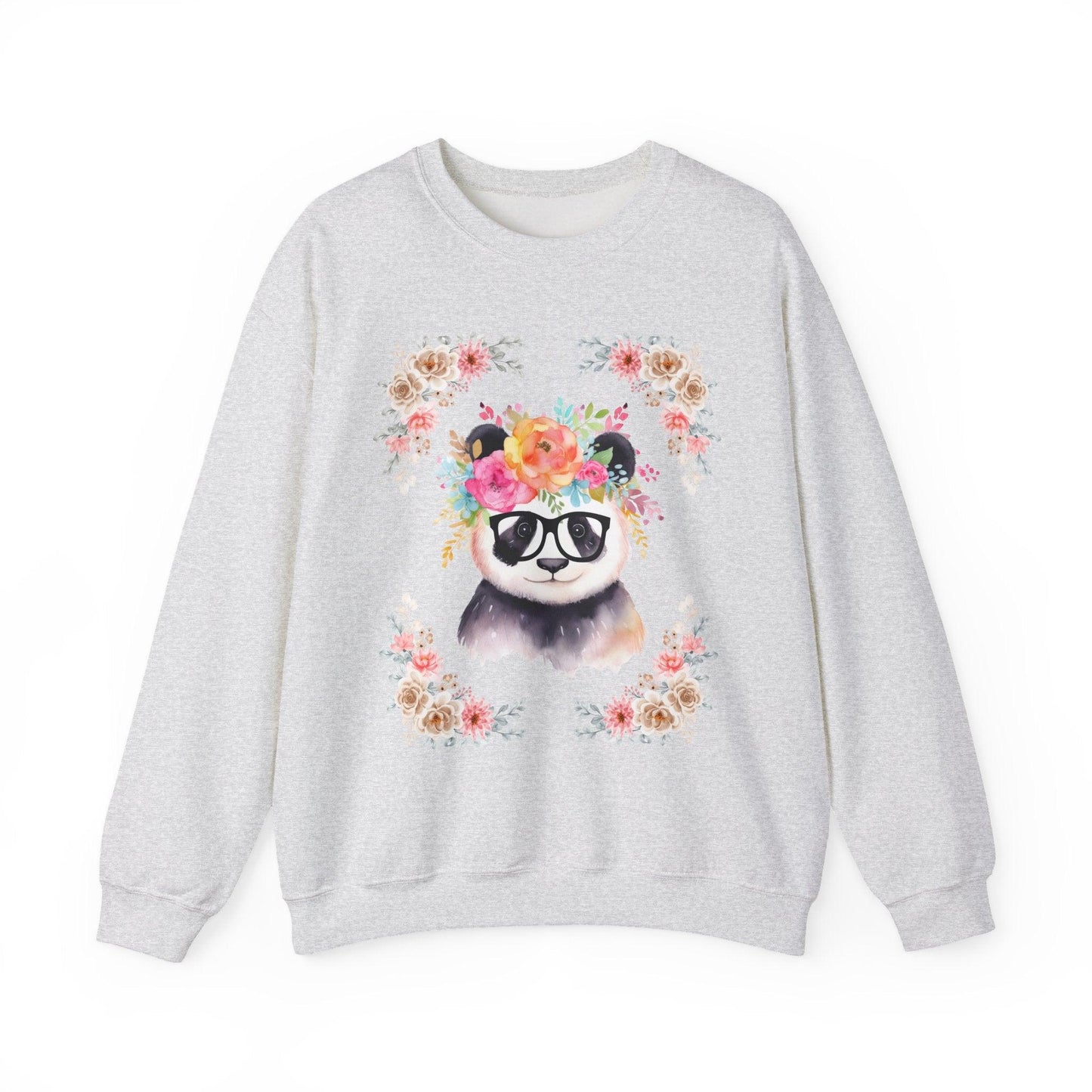 Geeky Goddess Panda Unisex Crewneck Sweatshirt
