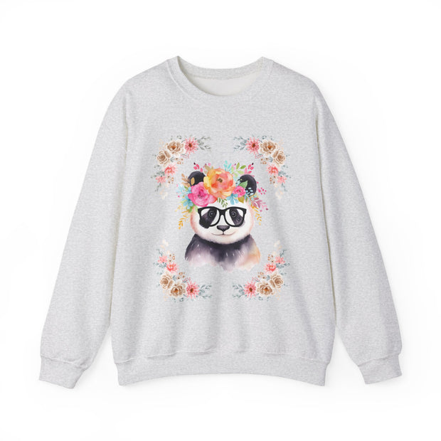 Geeky Goddess Panda Unisex Crewneck Sweatshirt