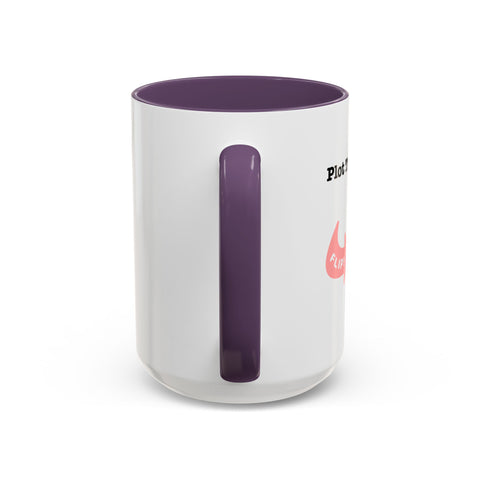'Plot Twist Energy' Accent Coffee Mug