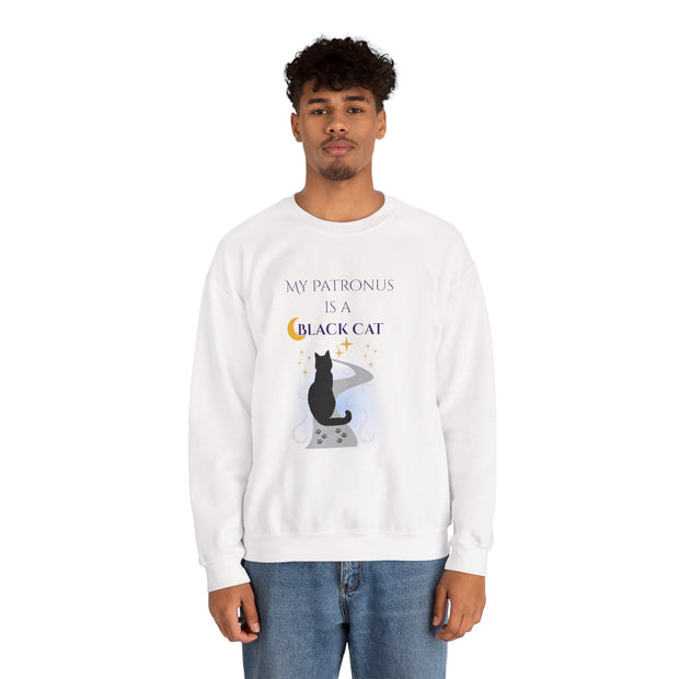 'My Patronus Is A Black Cat' Unisex Crewneck Sweatshirt
