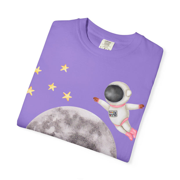 Astronaut Flying To The Moon Unisex T-Shirt