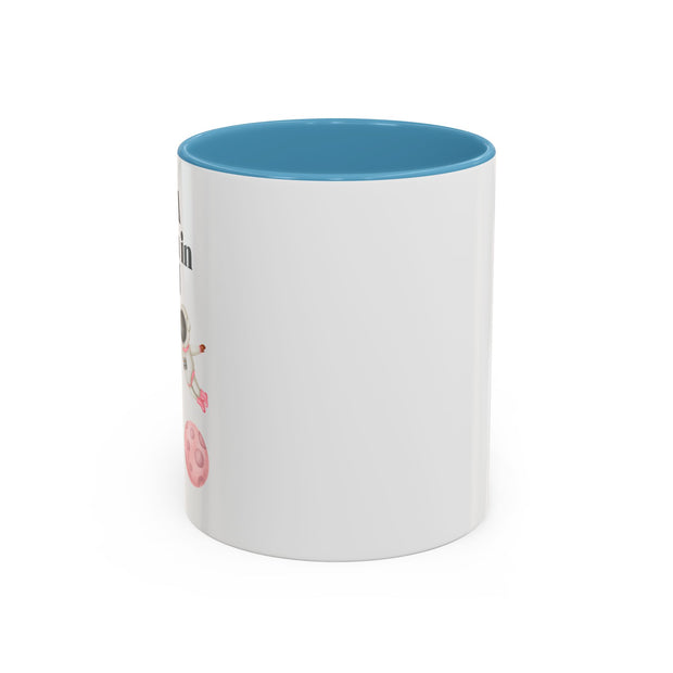 'I Am A Woman In STEM' Astronaut Accent Coffee Mug