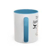 'You and Me Against The World' Accent Coffee Mug