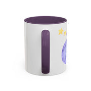 Astronaut Taking Off In Space Accent Coffee Mug