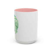 Green Planet Wrapped In A Bow Accent Coffee Mug