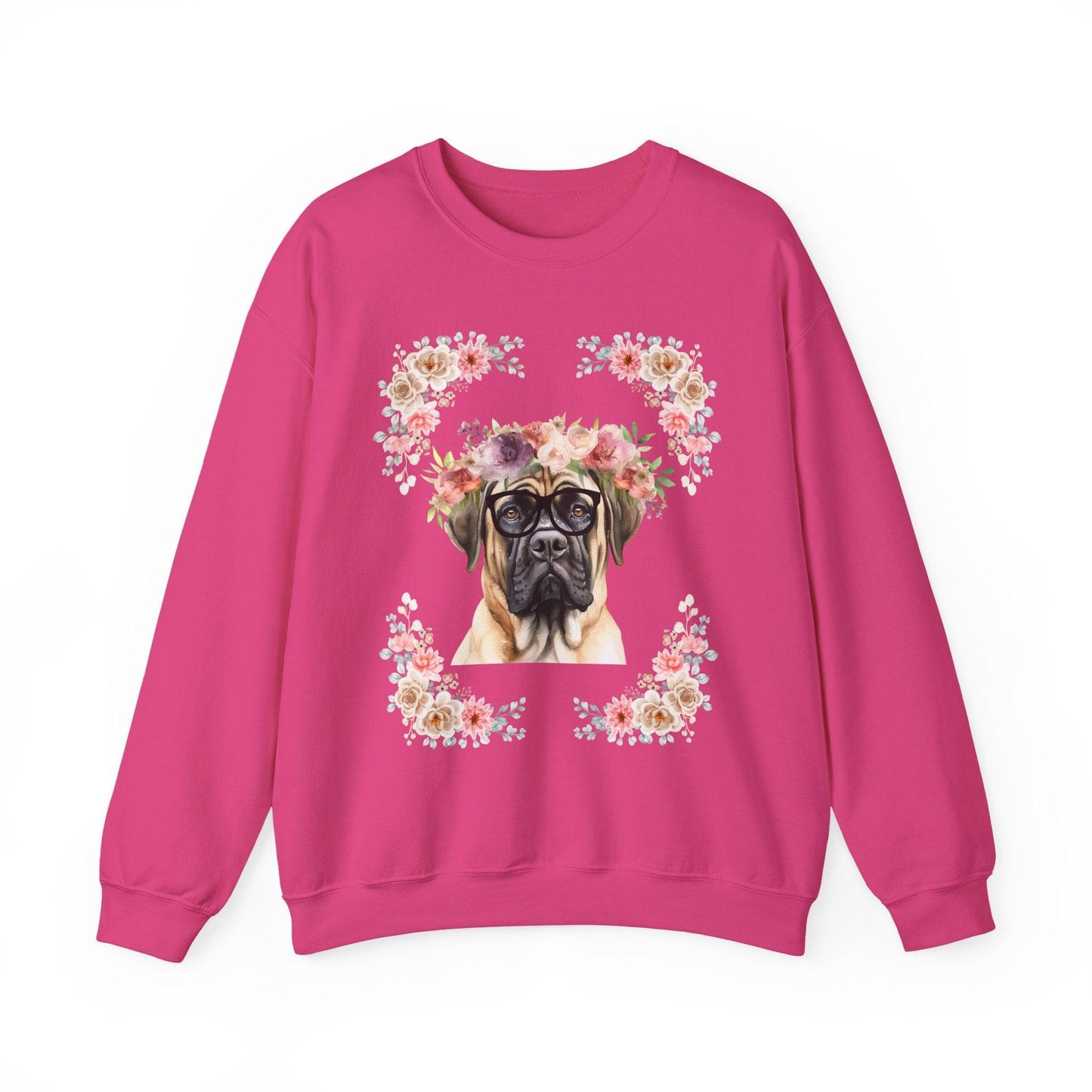 Geeky Goddess English Mastiff Unisex Crewneck Sweatshirt