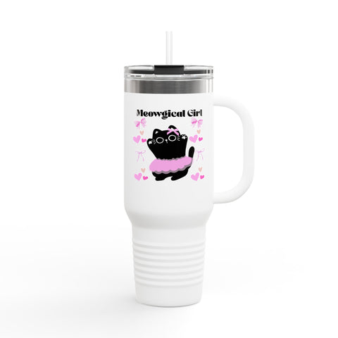 'Meowgical Girl' Insulated Travel Mug, 40oz