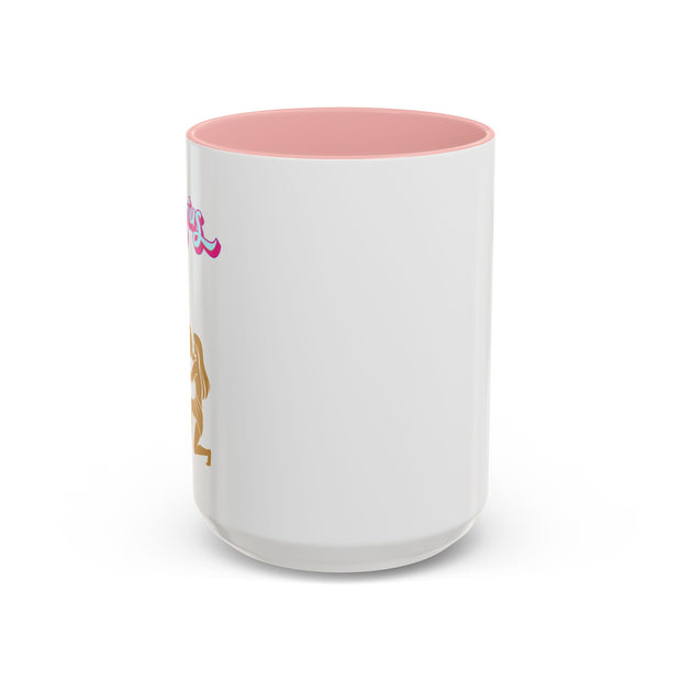 'Aquarius' Zodiac Accent Coffee Mug