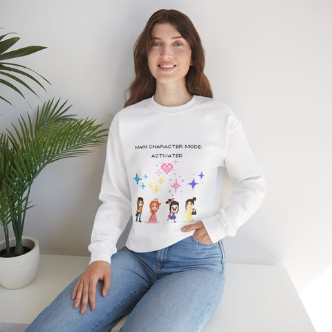 'Main Character Mode Activated' Unisex Crewneck Sweatshirt