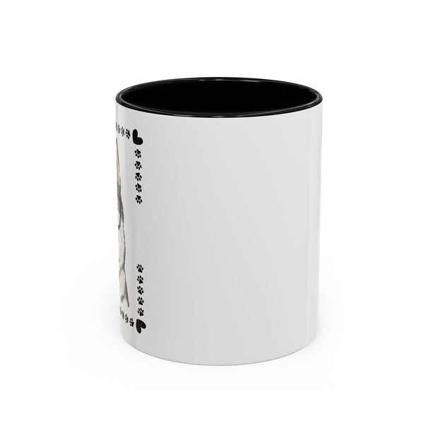 Geeky Good Siberian Husky Accent Coffee Mug