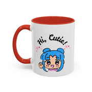 'Hi Cutie' Accent Coffee Mug
