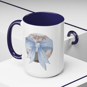 Moon Wrapped In A Bow Accent Coffee Mug
