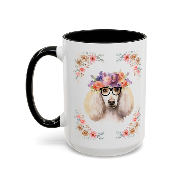 Geeky Goddess French Poodle Accent Coffee Mug
