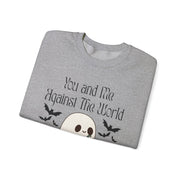 'You and Me Against The World' Unisex Crewneck Sweatshirt