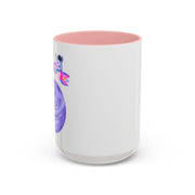 Astronaut Taking Off In Space Accent Coffee Mug