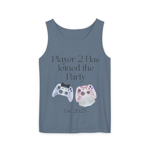 'Player 2 Has Joined the Party' 'Est. 2025' Unisex Tank Top