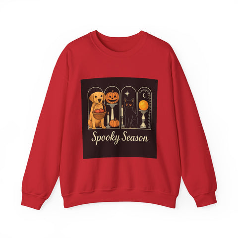 Spooky Season Golden Retriever Crewneck Sweatshirt