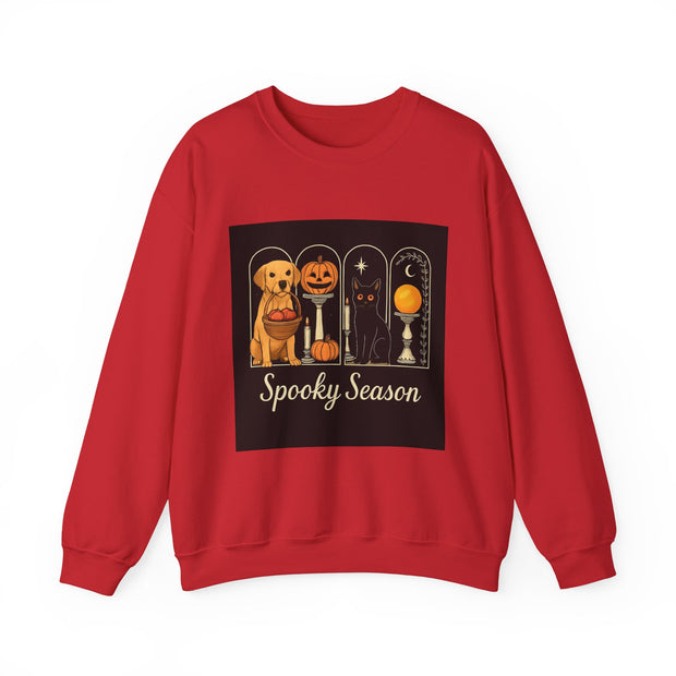 Spooky Season Golden Retriever Crewneck Sweatshirt