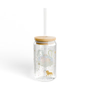Leo 'Born to Roar' Sipper Glass