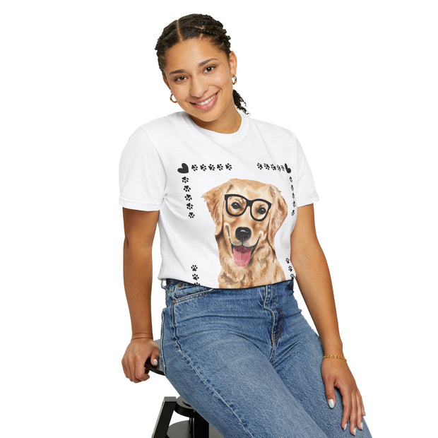 Geeky Good Golden Retriever Unisex T-Shirt