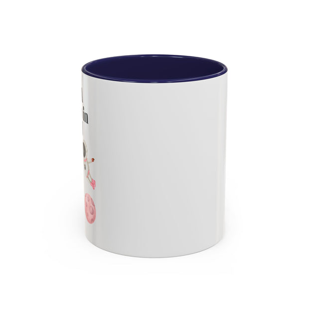 'I Am A Woman In STEM' Astronaut Accent Coffee Mug