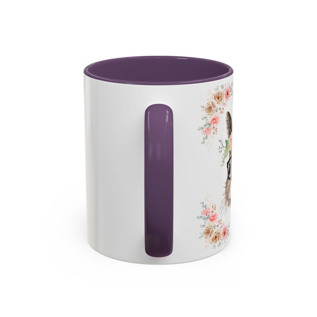 Geeky Goddess Bunny Accent Coffee Mug