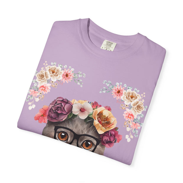 Geeky Goddess Dark Gray Cat Unisex T-Shirt