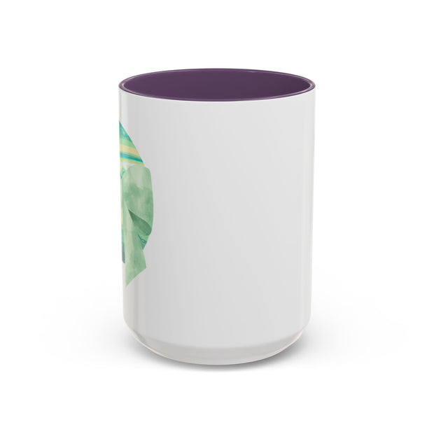 Green Planet Wrapped In A Bow Accent Coffee Mug