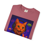 Game On Orange Cat Unisex T-Shirt