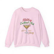 Holiday Cocktail Club Sweatshirt | Lets Get Jolly Christmas Sweatshirt