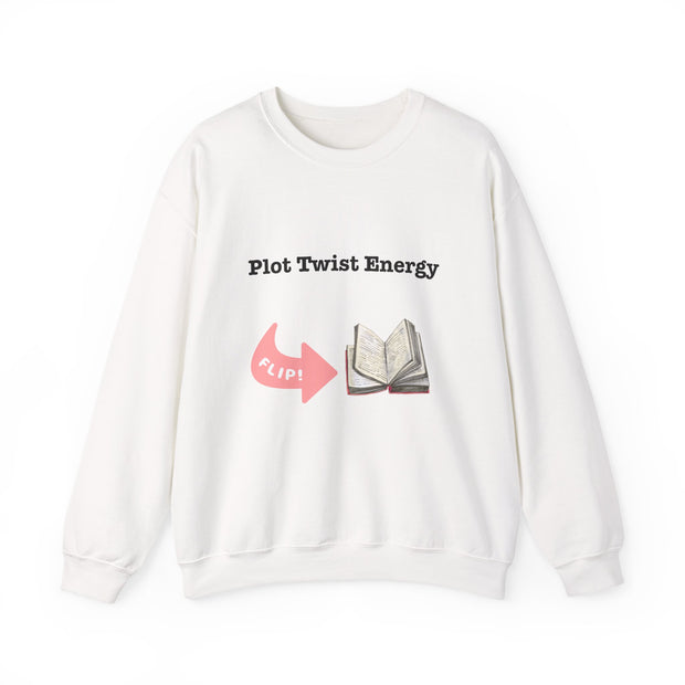 'Plot Twist Energy' Unisex Crewneck Sweatshirt