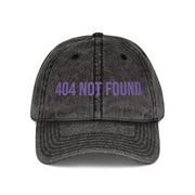 '404 NOT FOUND' Vintage Embroidered Cap