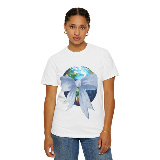 Earth Wrapped In A Bow Unisex T-Shirt