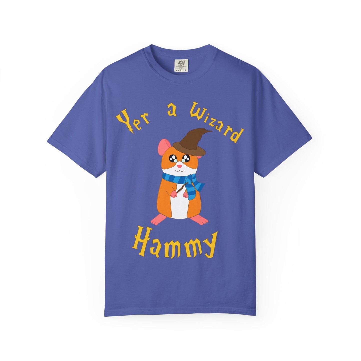 Hammy the Wizard Hamster T-Shirt | Cute Wizard Hamster Illustration