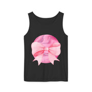 Pink Planet Wrapped In Bow Unisex Tank Top