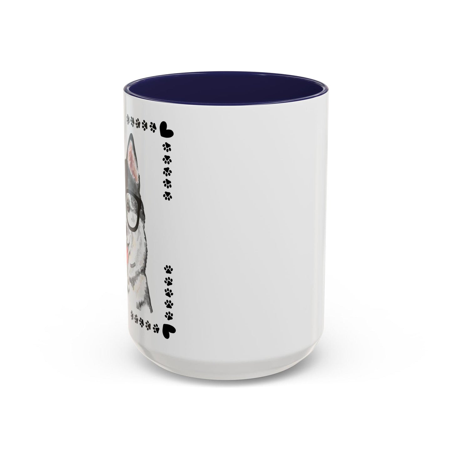Geeky Good Siberian Husky Accent Coffee Mug