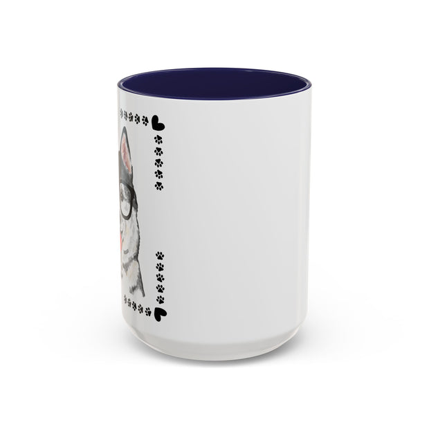 Geeky Good Siberian Husky Accent Coffee Mug