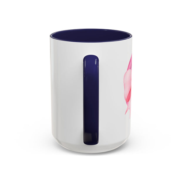 Pink Planet Wrapped In A Bow Accent Coffee Mug