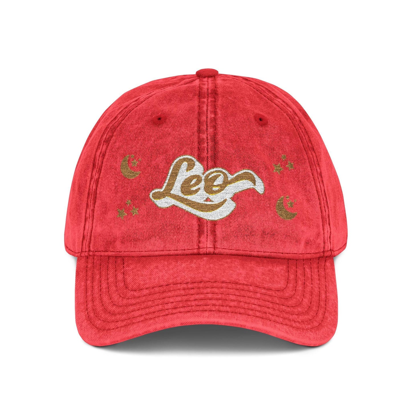 'Leo' Vintage Embroidered Cap
