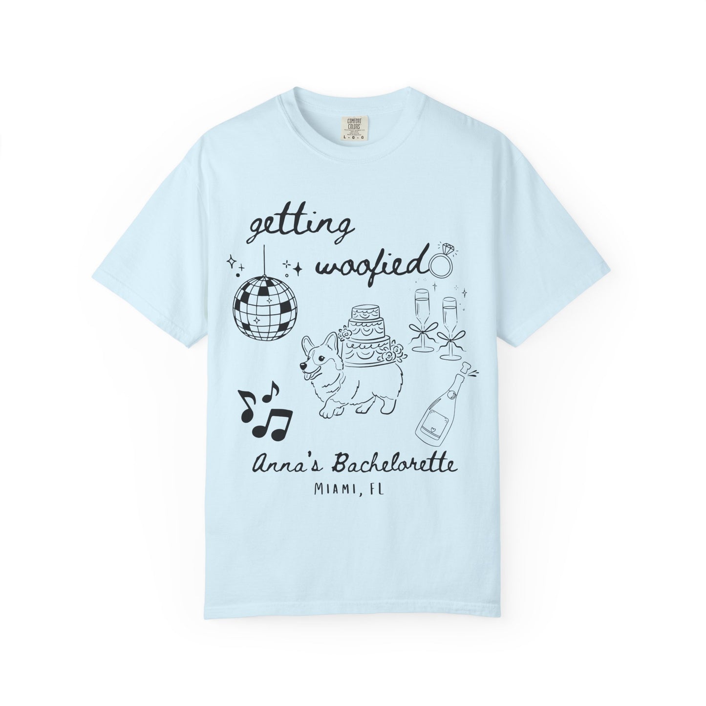 Getting Woofied Bachelorette Shirt Dog Bachelorette Shirt Dog Themed Bach Party Shirts Dog Lovers Wedding Shirts Dog Bridal Party Tees