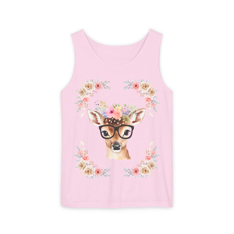 Geeky Goddess Deer Unisex Tank Top