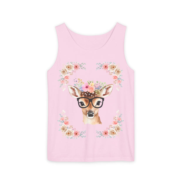 Geeky Goddess Deer Unisex Tank Top
