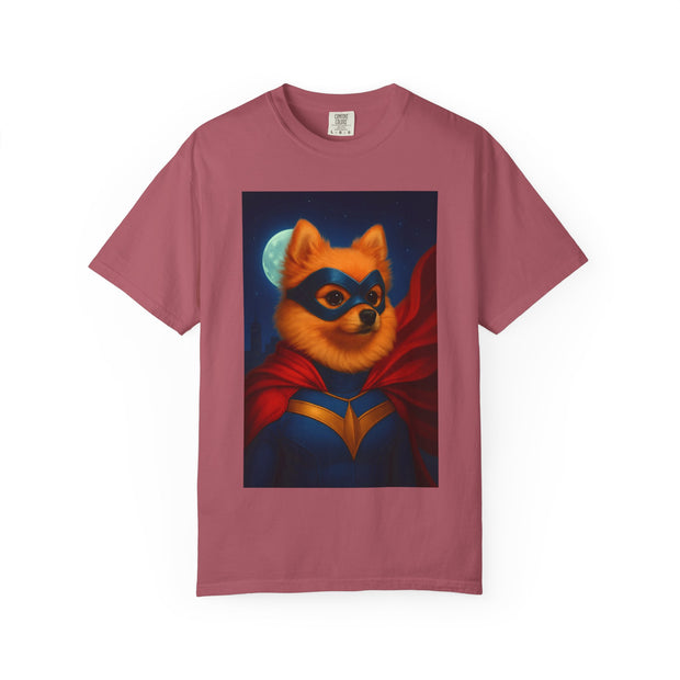 Superhero Pomeranian Unisex T-shirt