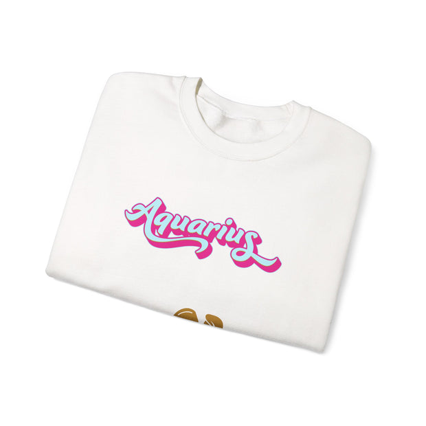 'Aquarius' Zodiac Unisex Crewneck Sweatshirt